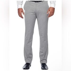 J. Ferrar Gray Dress Pants 29x30 Slim Fit Stretch NWT Modern Trouser